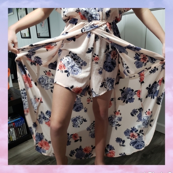 Candies medium dress maxi blush Easter romper - Picture 3 of 6